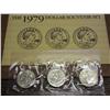 Image 2 : 1979 SBA-P/D/S Dollar Souvenir Set (UNC)