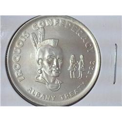 Iroquois Confederacy 1/2+ Oz. Silver Token (UNC)