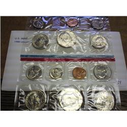 1980 US MInt UNC Set P/D/S