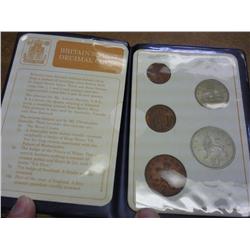 Britains 1st Decimel Coins (As Shown) UNC