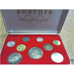1964 Austria Olympic Proof Set (Some Toning)