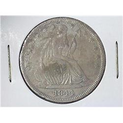 1844-O Seated Liberty Half Dollar (Corroded)
