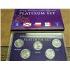 Image 1 : 2004 50 State Quarters Platinum Set