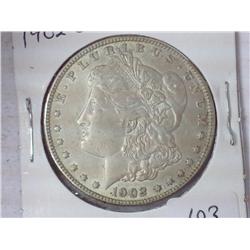 1902-O Morgan Silver Dollar