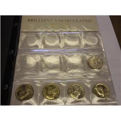 Album Of JFK Halves (25 Coins) UNC's