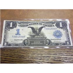 1899 US One Dollar Black Eagle Silver Certificate
