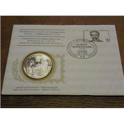 1975 West Germany FDC With Sterling Proof Medal