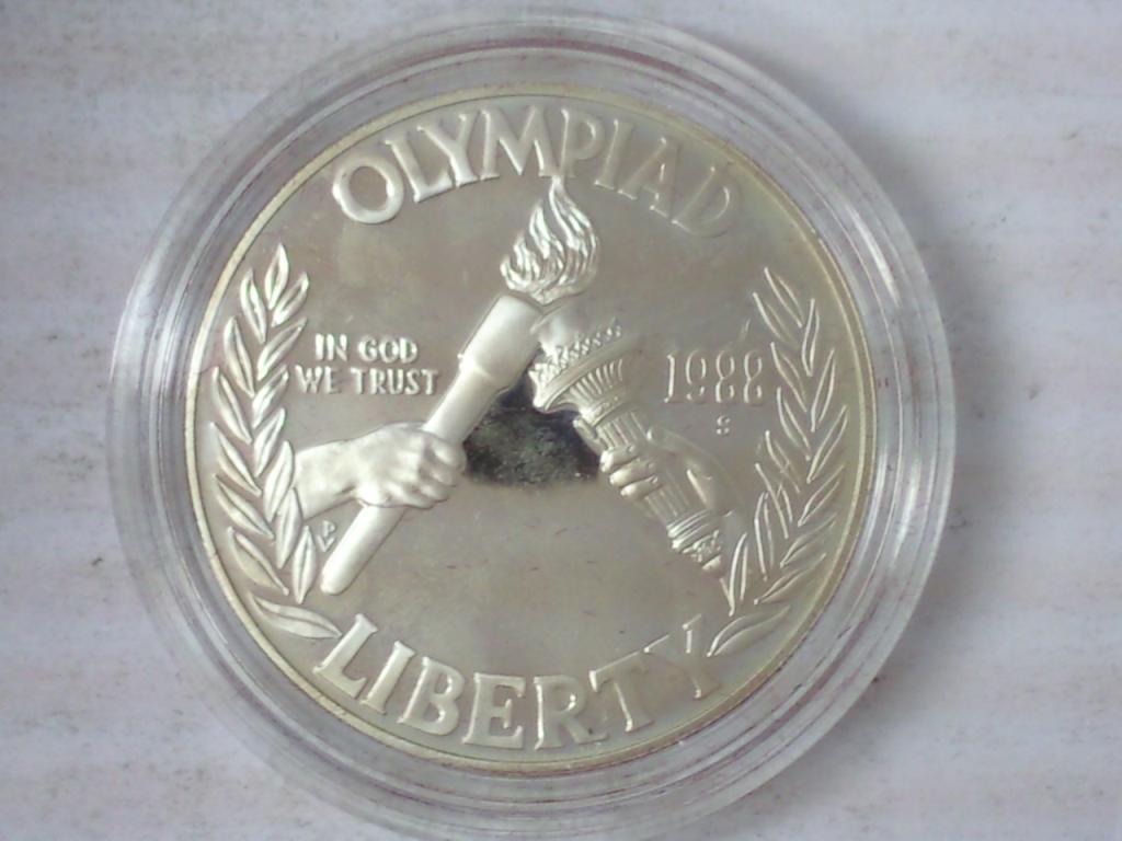 1988 US Olympic Proof Silver Dollar 1988 US Olympic Proof Silver Dollar