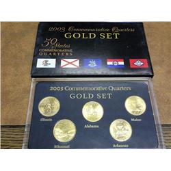 2003 50 State Quarter Comm. Gold Set