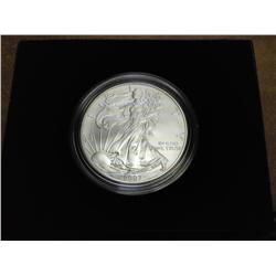 2007-W Burnished American Silver Eagle (UNC)