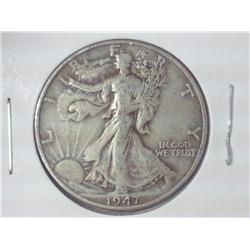 1947-D Walking Liberty Half Dollar