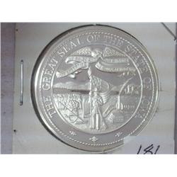 1 Ounce Silver Round State Of Iowa