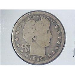 1897 Barber Quarter