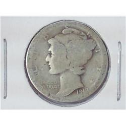 1917-S Mercury Dime