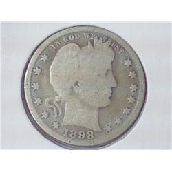 1898 Barber Quarter
