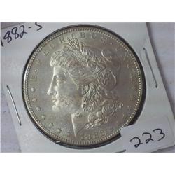 1882-S Morgan Silver Dollar (UNC)