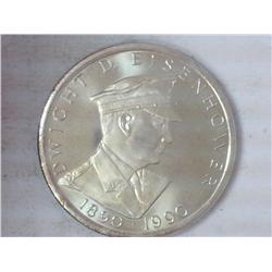 Silver Round Dwight D. Eisenhower
