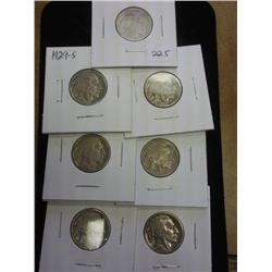 7-1929-S Buffalo Nickels