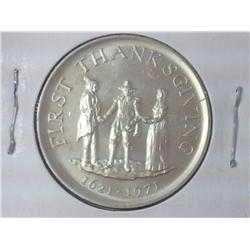 1st Thanksgiving 1/2+ Oz. Silver Token (UNC)