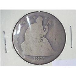 1875 Seated Liberty Half Dollar