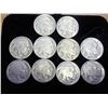 Image 1 : 10 Assorted 1930's Buffalo Nickels
