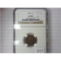 1898 Indian Head Cent NGC G6BN