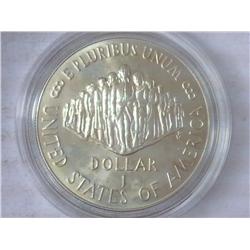 1987 US Constitution (UNC) Silver Dollar