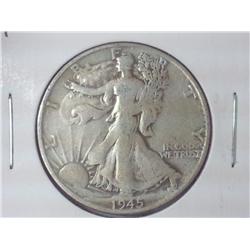 1945-S Walking Liberty Half Dollar
