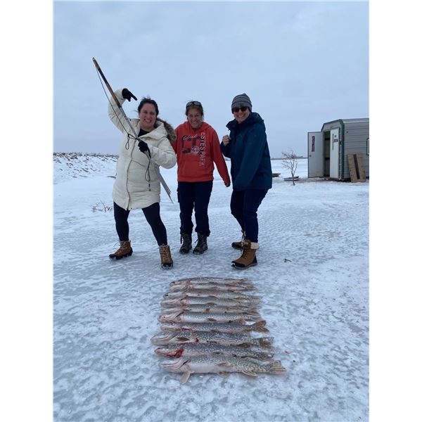 3-Day North Dakota Ice Fishing Trip for 2 Anglers