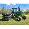 Image 4 : Approx. 1979 JD tractor 4440 CAHR, dual hyd., dual PTO, 162 Eng. Hp, Quad range, 18.4 -38  tires c/w