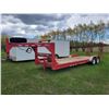 Image 1 : 2005 Falcon Pin 5th wheel gooseneck Trailer. 22ft deck c/w 26" beaver tail tandem axle, Quick detach