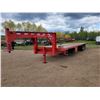 Image 1 : Approx. 2012 Falcon 36ft Pin 5th wheel gooseneck trailer. Orig. owner, c/w tilting deck 18,000 lbs a
