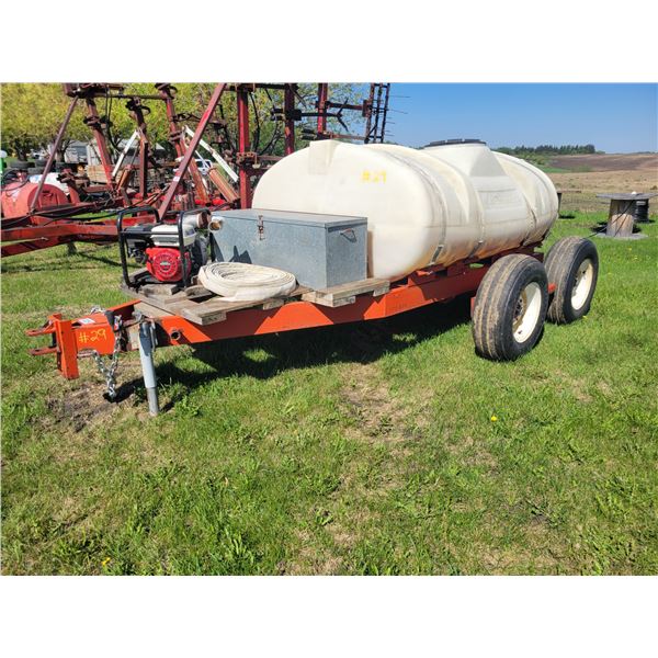 750-gal Rapid attack fire fighting unit c/w Honda pump 5 1/2 HP c/w all forestry hoses, nozzles, fit