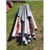 Image 3 : Qty of various Rigid PVC conduit tubing, 4 inch, 5 inch, 8.5 inch, various lengths up to 20 feet.