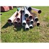 Image 4 : Qty of various Rigid PVC conduit tubing, 4 inch, 5 inch, 8.5 inch, various lengths up to 20 feet.