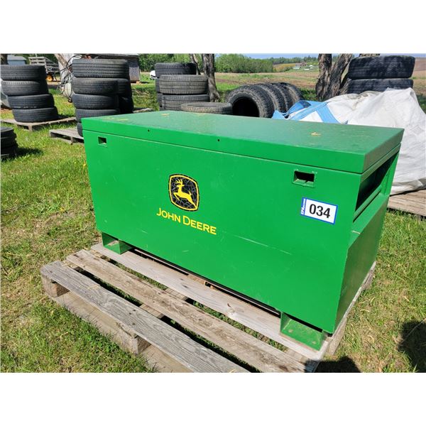 JD Job box 4 ft x 2 ft c/w forklift pockets