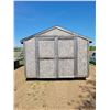 Image 2 : 10 X 16ft Wood storage building. Doors at both ends, wood floor. Will load.