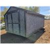 Image 4 : 10 X 16ft Wood storage building. Doors at both ends, wood floor. Will load.