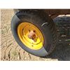 Image 10 : 8 X 14ft Antique hay rack on 4 wheel rubber tire wagon.
