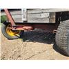 Image 11 : 8 X 14ft Antique hay rack on 4 wheel rubber tire wagon.