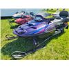 Image 1 : 1998 Polaris Ultra touring 2 seater snow mobile. Showing 991km, electric start & reverse, tow hitch,