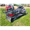 Image 4 : 1998 Polaris Ultra touring 2 seater snow mobile. Showing 991km, electric start & reverse, tow hitch,