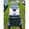 Image 2 : Evinrude Quiet Flite snowmobile. 2 seater, twin cyl, elec. start, reverse. Runs with a prime, wide t