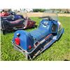 Image 4 : Evinrude Quiet Flite snowmobile. 2 seater, twin cyl, elec. start, reverse. Runs with a prime, wide t