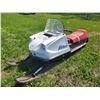 Image 1 : 1971 Polaris snowmobile. Twin cyd. free air. Runs with a prime. Showing 2171 miles. S/N: 0704951.