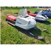 Image 3 : 1971 Polaris snowmobile. Twin cyd. free air. Runs with a prime. Showing 2171 miles. S/N: 0704951.