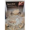 Image 3 : NEW - Silverplated Coffee Queen Anne Silver Plated Party Dish, 4 Cappuccino Cups Saucers