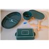 Image 4 : NEW - Temptations Green Bakeware and Serving Set