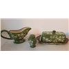 Image 2 : NEW - Temptations Dining and Serveware Set with Leaf Tray and Flower Motifs