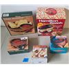 Image 1 : Hamilton Beach Quesadilla Maker, Salt & Pepper Shaker Salsa Bowl, Salsa Server Spoon, Chips & Salsa
